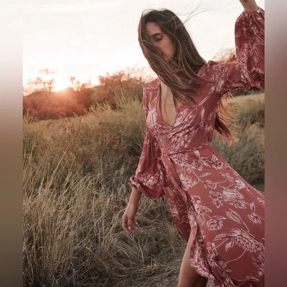 Christy Dawn The Bergen Dress in Crimson Bloom - Picture 12 of 13